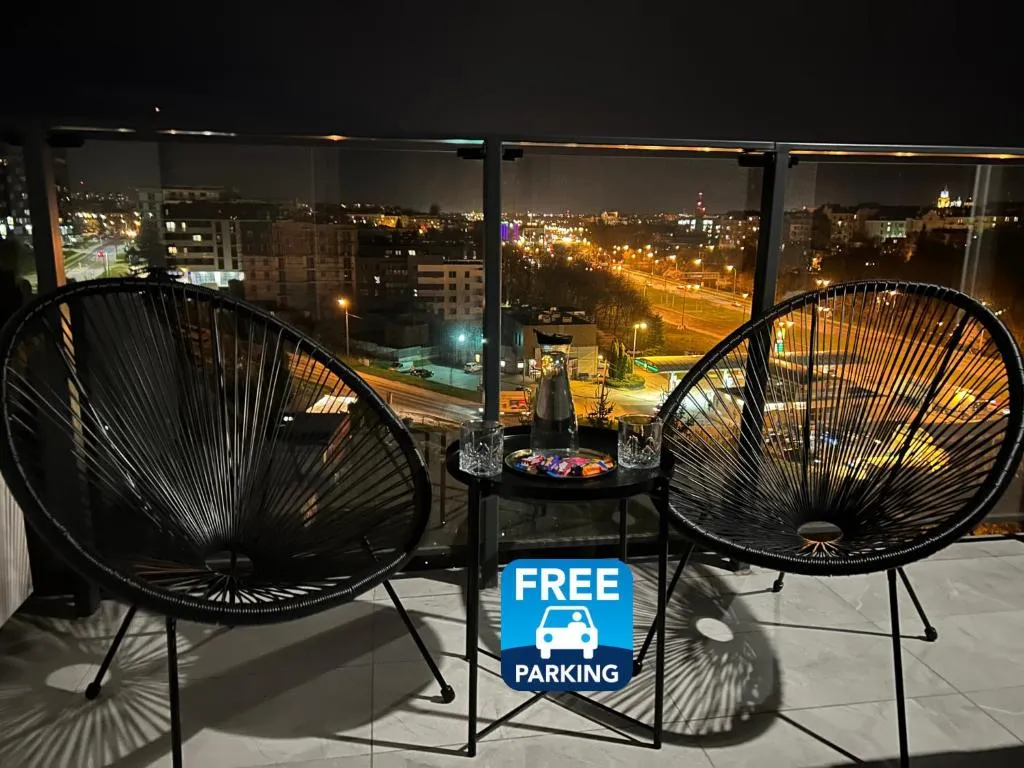 Lubelak Apartament z widokiem na panoramę Miasta – Lublin Centrum